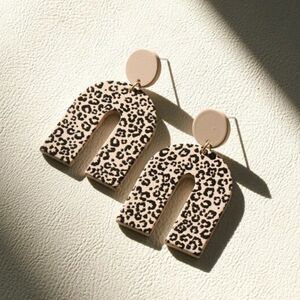 5/$25 Acrylic Statement Earrings Resin Geometric Rainbow Earrings Boho Earrings